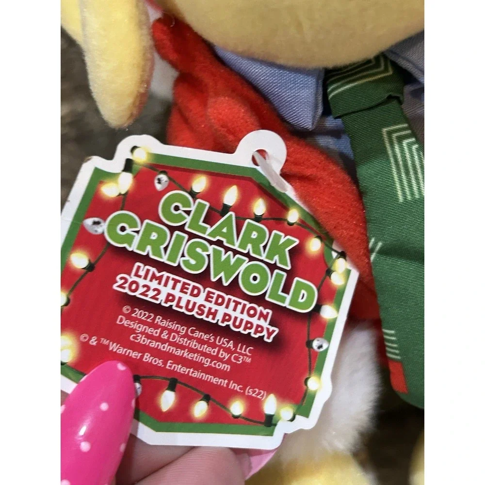 Raising Cane's Clark Griswold Limited Plush Puppy Dog Stuffed Christmas Vacation